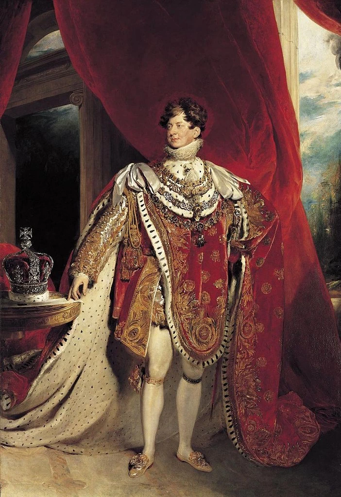 Ritratto di Re Giorgio IV del Regno Unito nelle vesti dell'incoronazione - Royal Collection of the United Kingdom